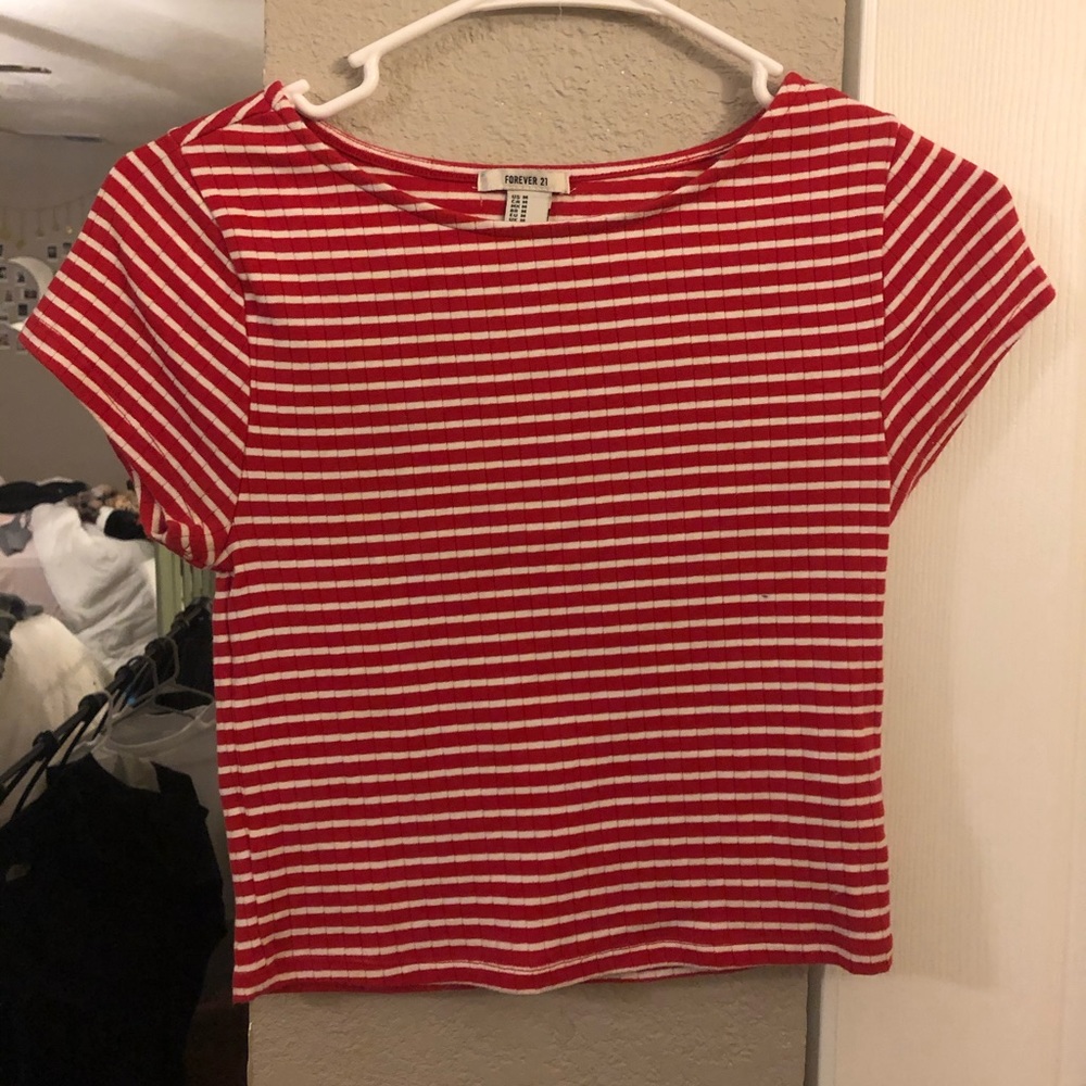 Forever 21 Stripped Crop Top